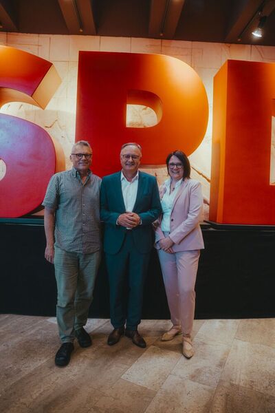 V.l.n.r.: Walter Krögner, Andreas Stoch, Viviane Sigg