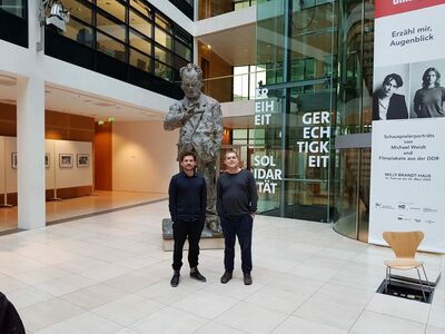 Fabian, Vorsitzender des OV Innenstadt, und Michael, Beisitzer im Vorstand